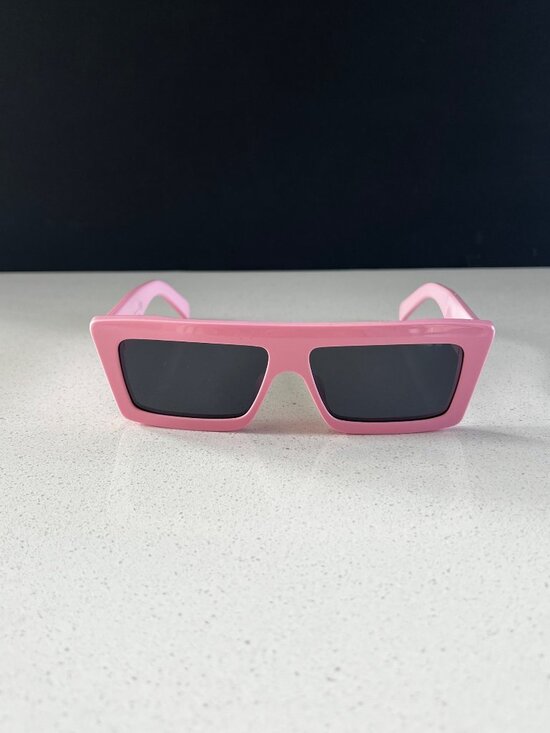 CELINE CL40214U Monochroms PINK Rectangular Sunglasses, 57mm main image 7